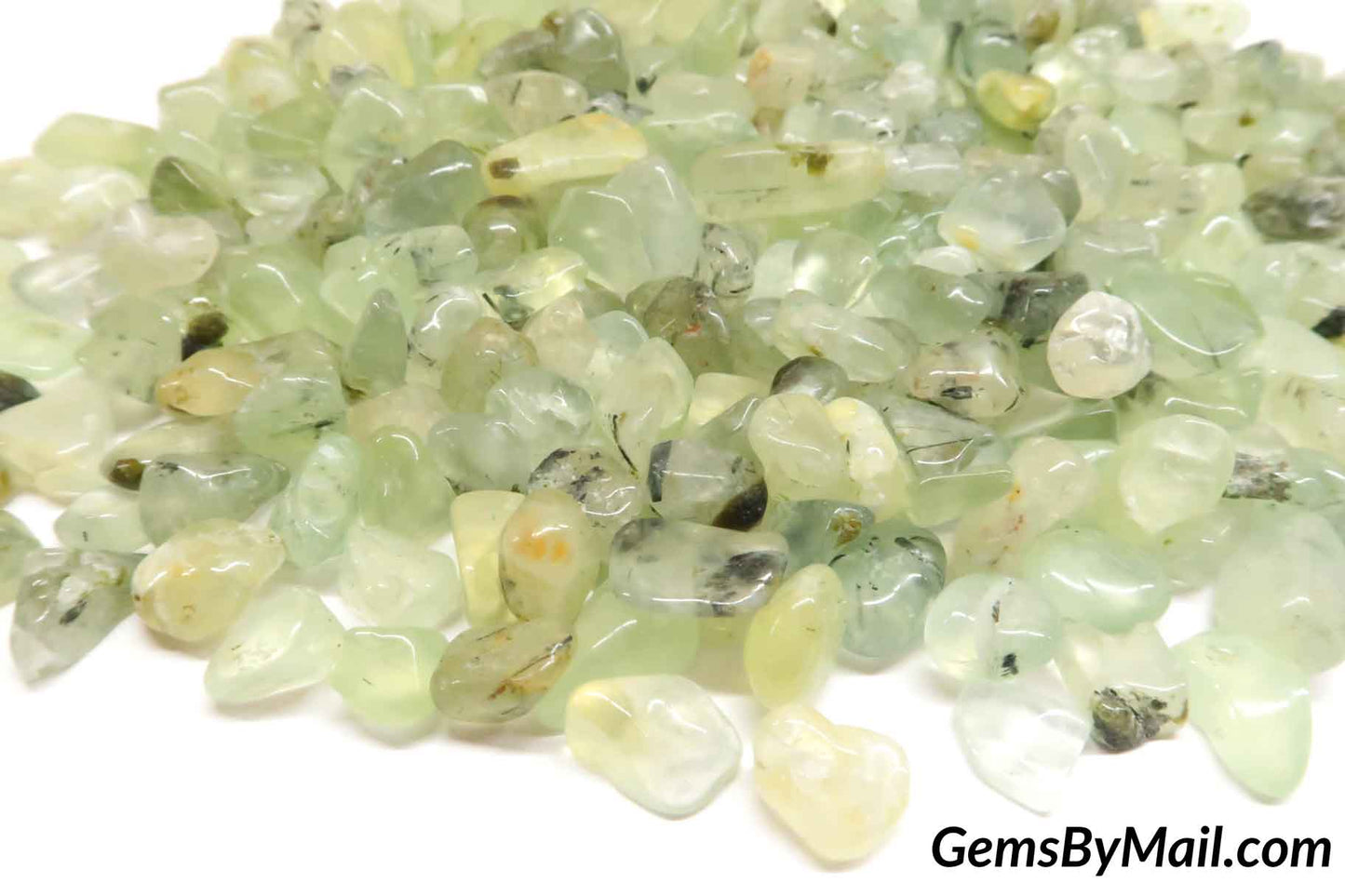 Prehnite Chips tumbled