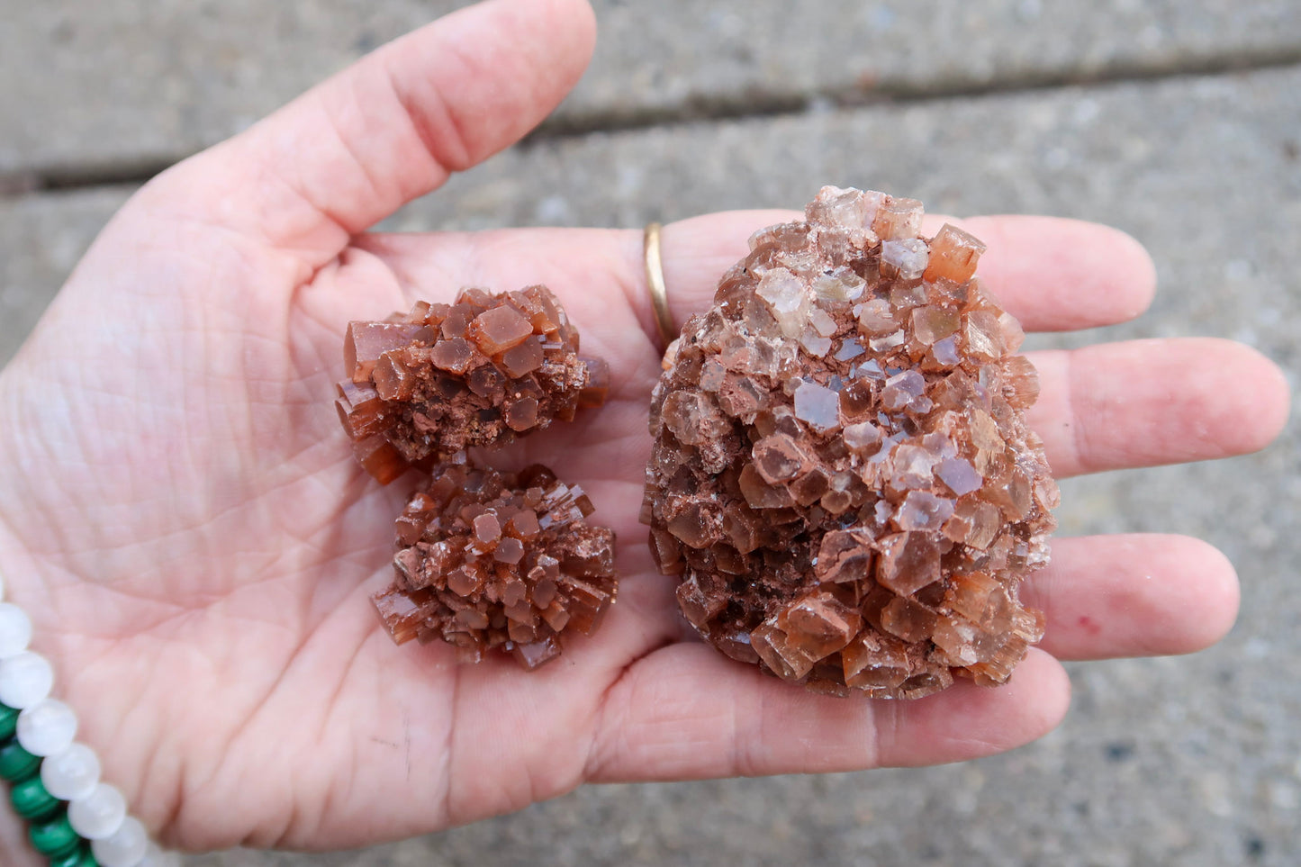 Moroccan Aragonite Clusters - 1 Lb lot