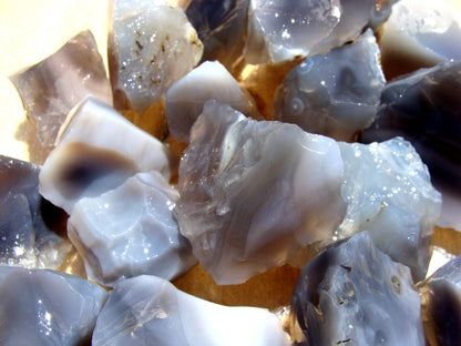 gray agate rocks