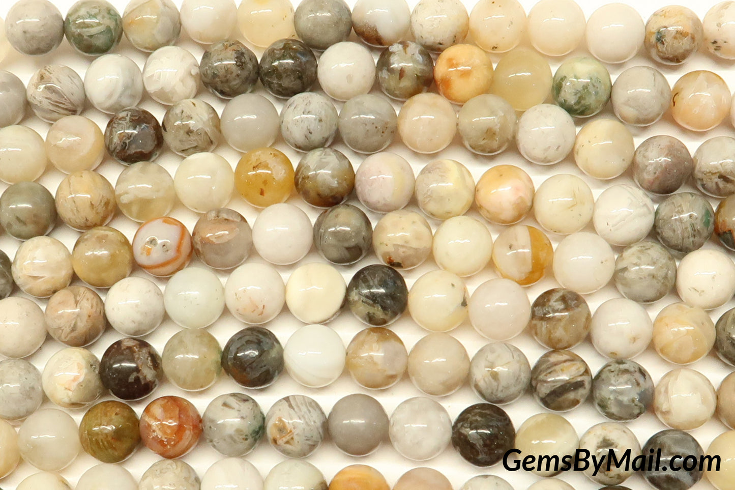 Flower Agate Beads