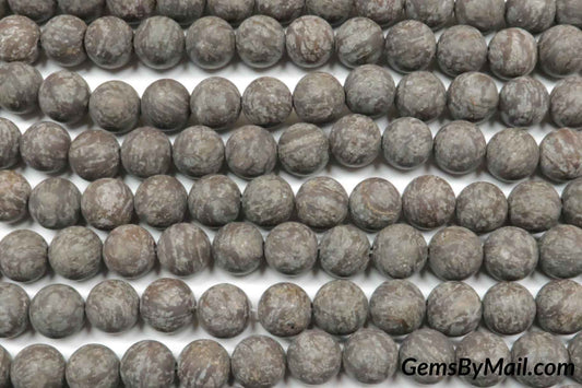 Matte Brown Jasper beads