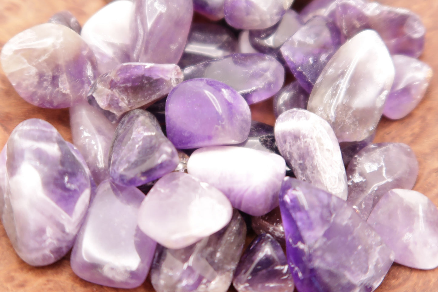 Chevron Amethyst Chips