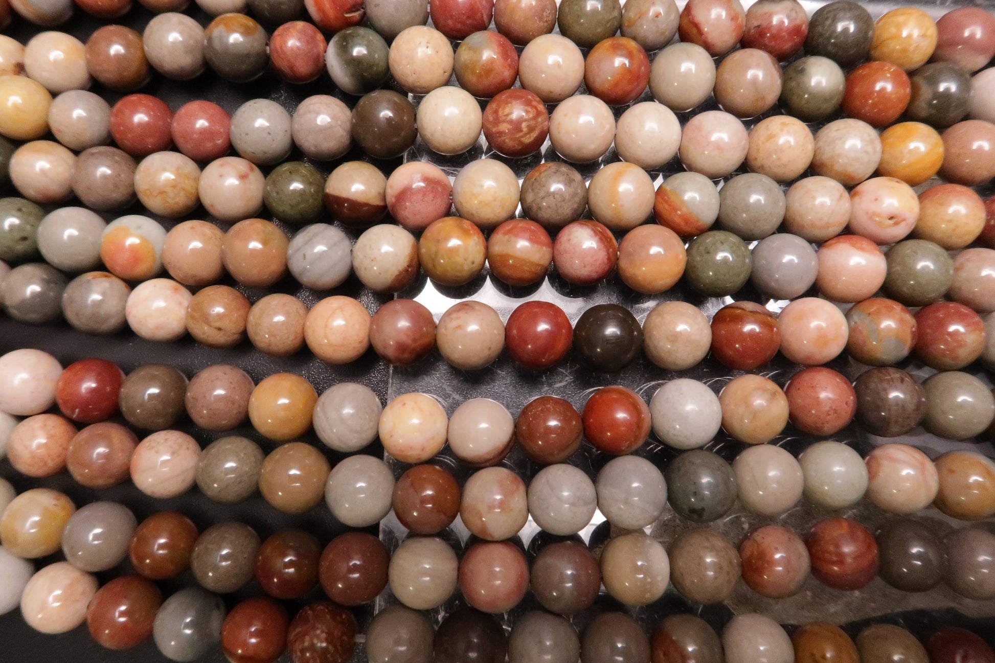 Polychrome Jasper Beads