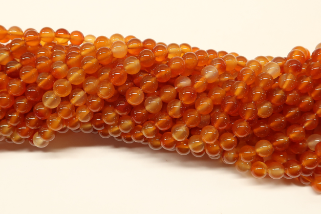 Carnelian Beads polished