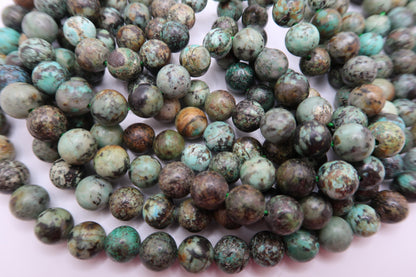 African Turquoise Beads green