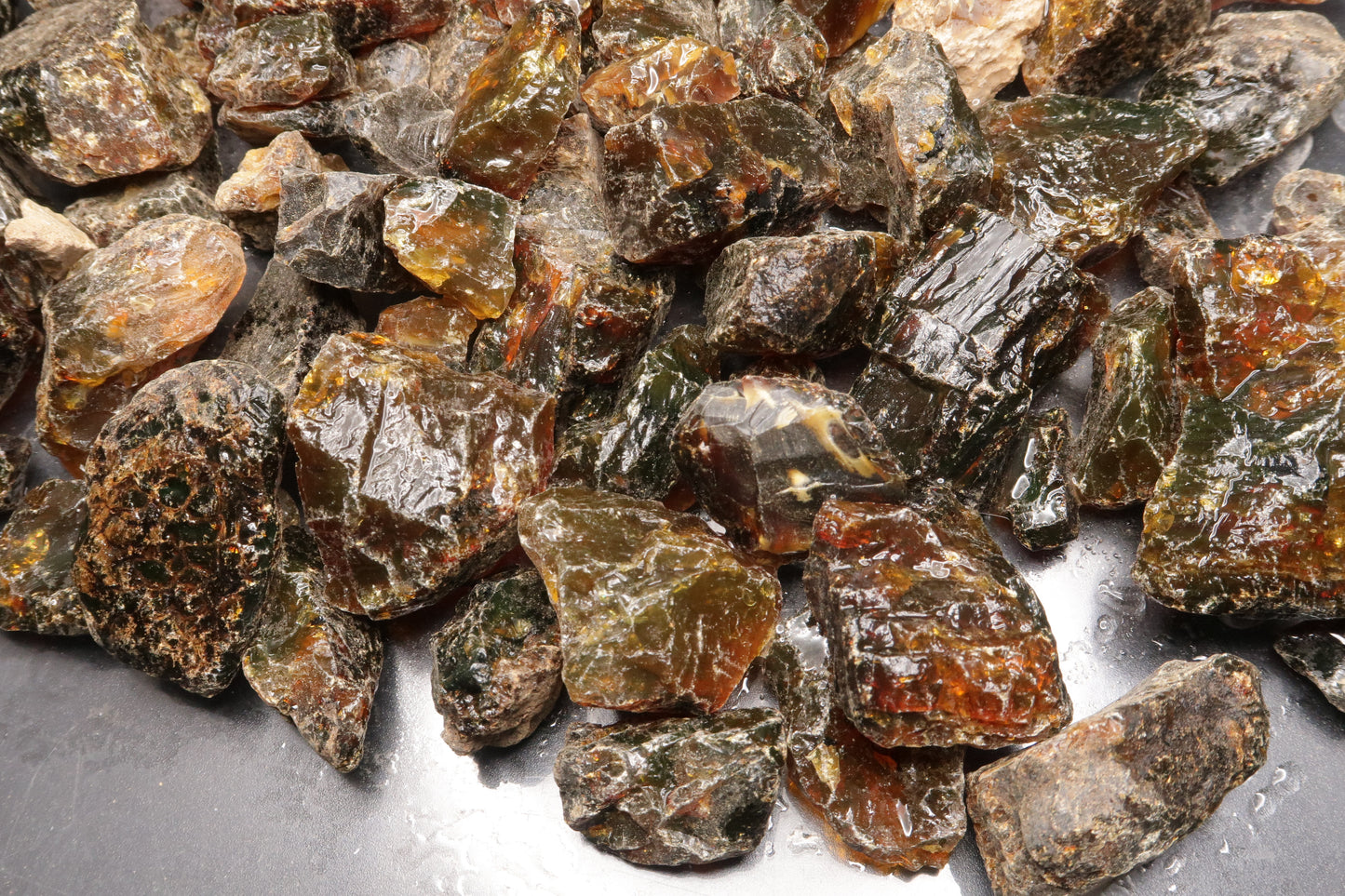 Clearance - Small Amber - Tumbling Rough