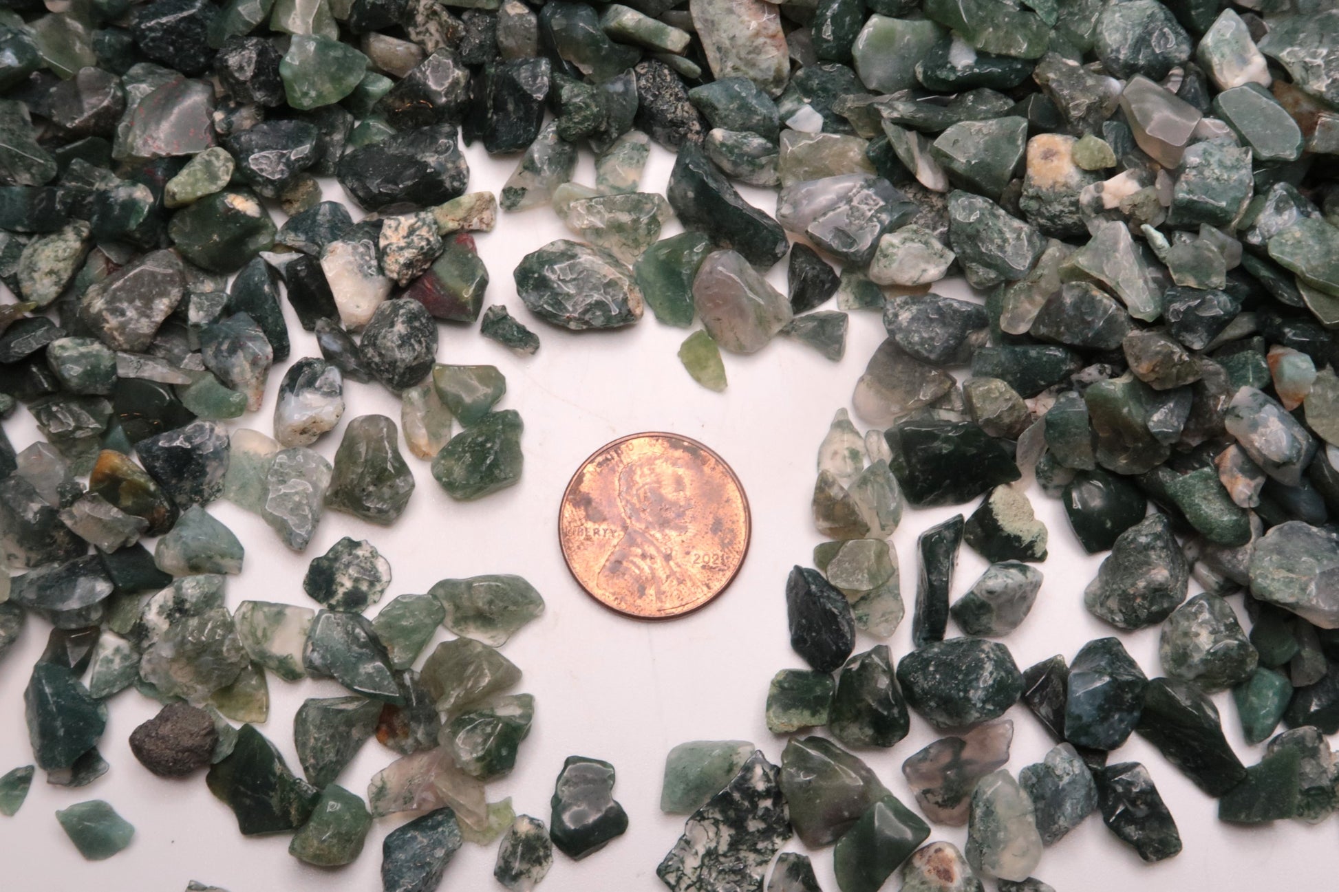Moss Agate Chips