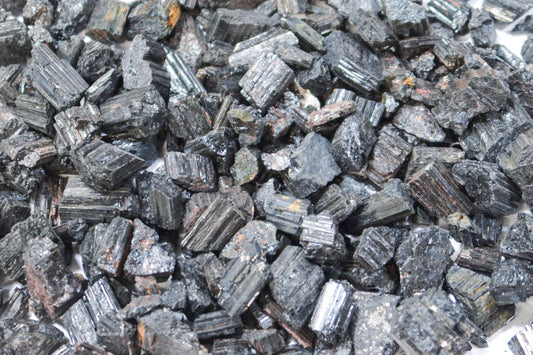 Small Black Tourmaline Rough - 1 Lb Lot