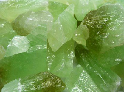 Rough Calcite, Green - Size Small