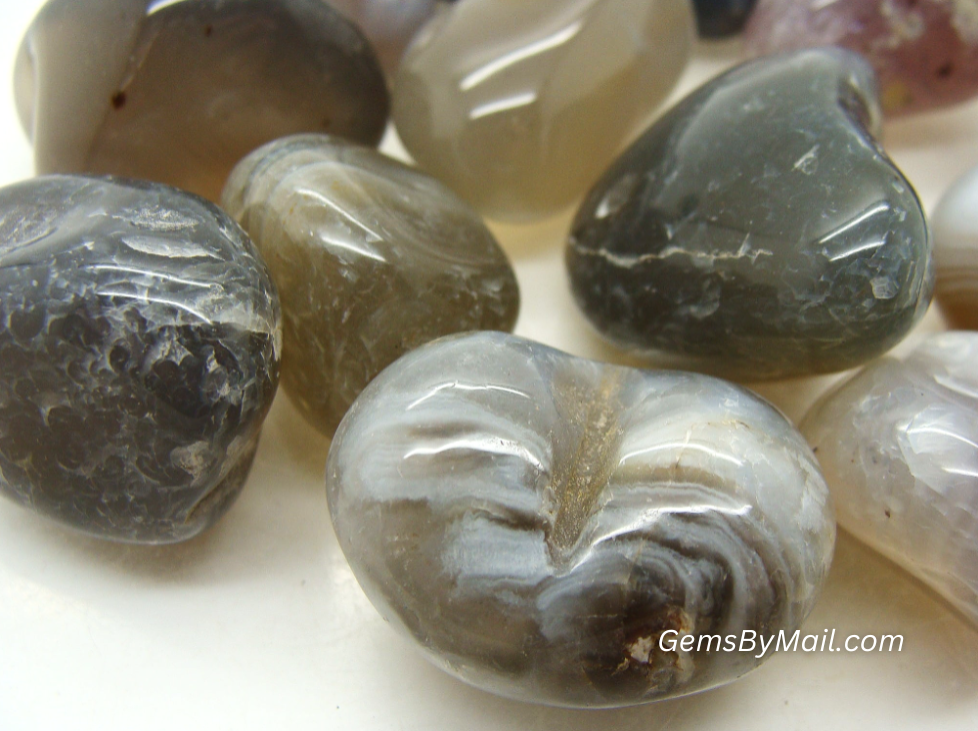 Tumbled Agate, Banded