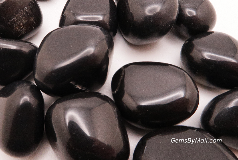 Tumbled Jasper, Black