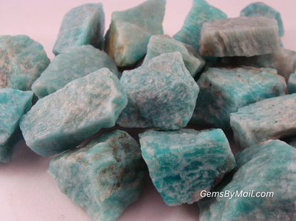 Rough Amazonite - 1 LB, Size Small