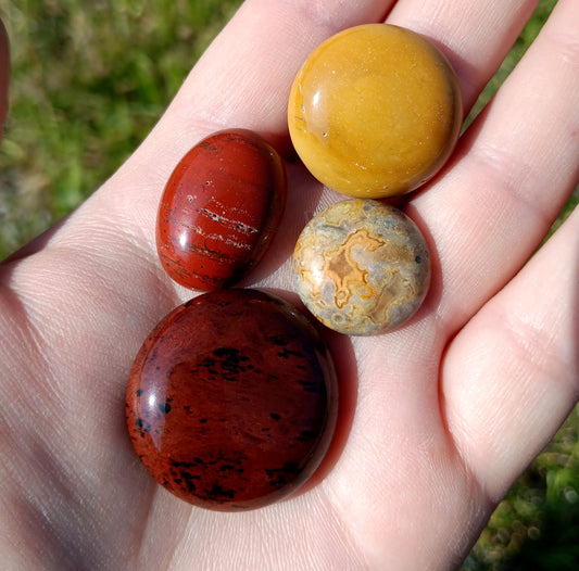 Cabochon Lot, Autumn Foliage