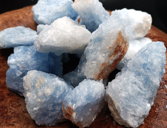 Rough Calcite, Blue - 1 LB, Size Small