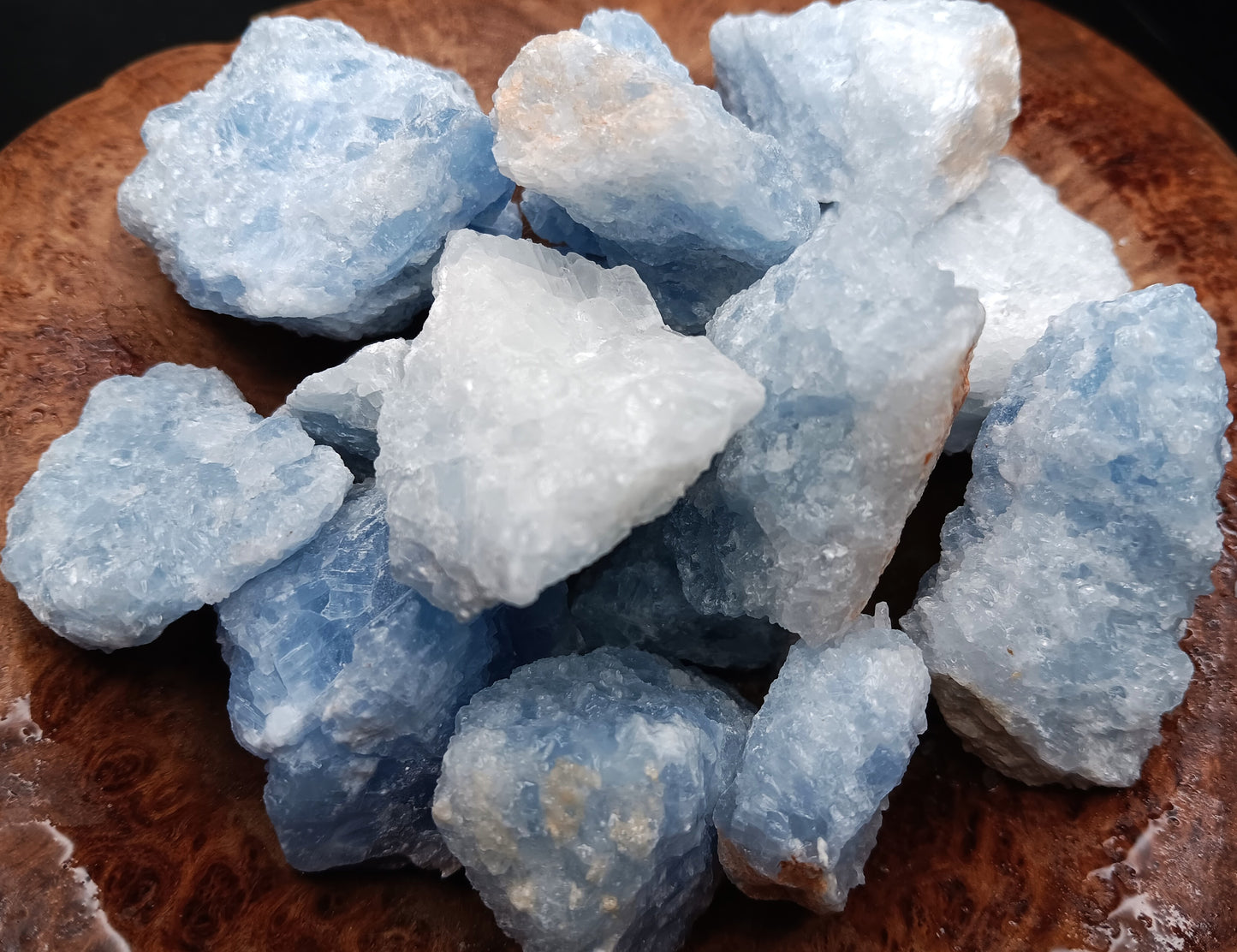Rough Calcite, Blue - 1 LB, Size Small