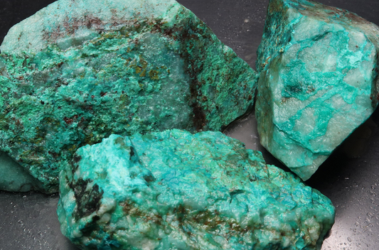 Rough Chrysocolla - Size Medium