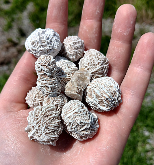 CLEARANCE: Selenite, Desert Rose - 1 LB, Size Small