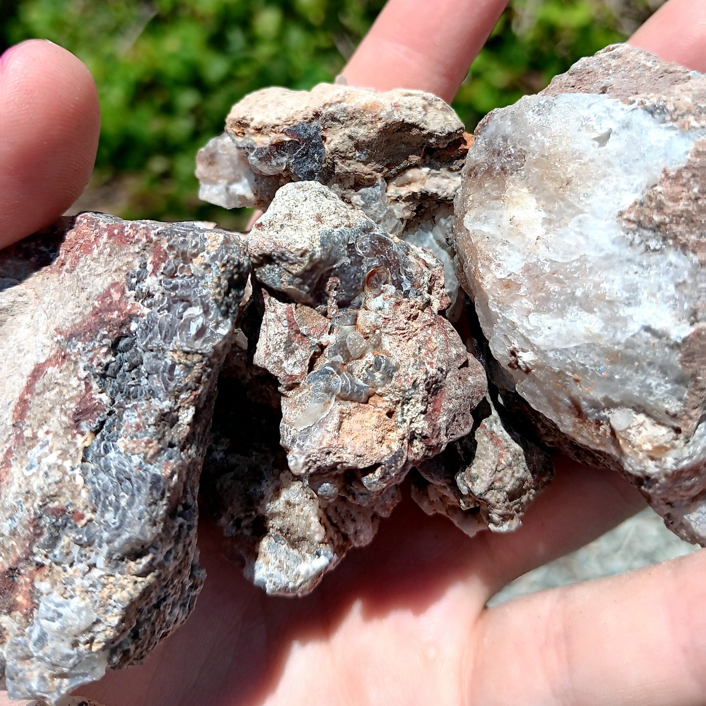 Rough Agate, Fire - 1 LB, Size Small