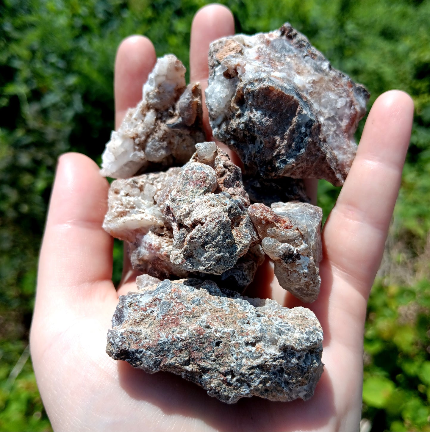 Rough Agate, Fire - 1 LB, Size Small