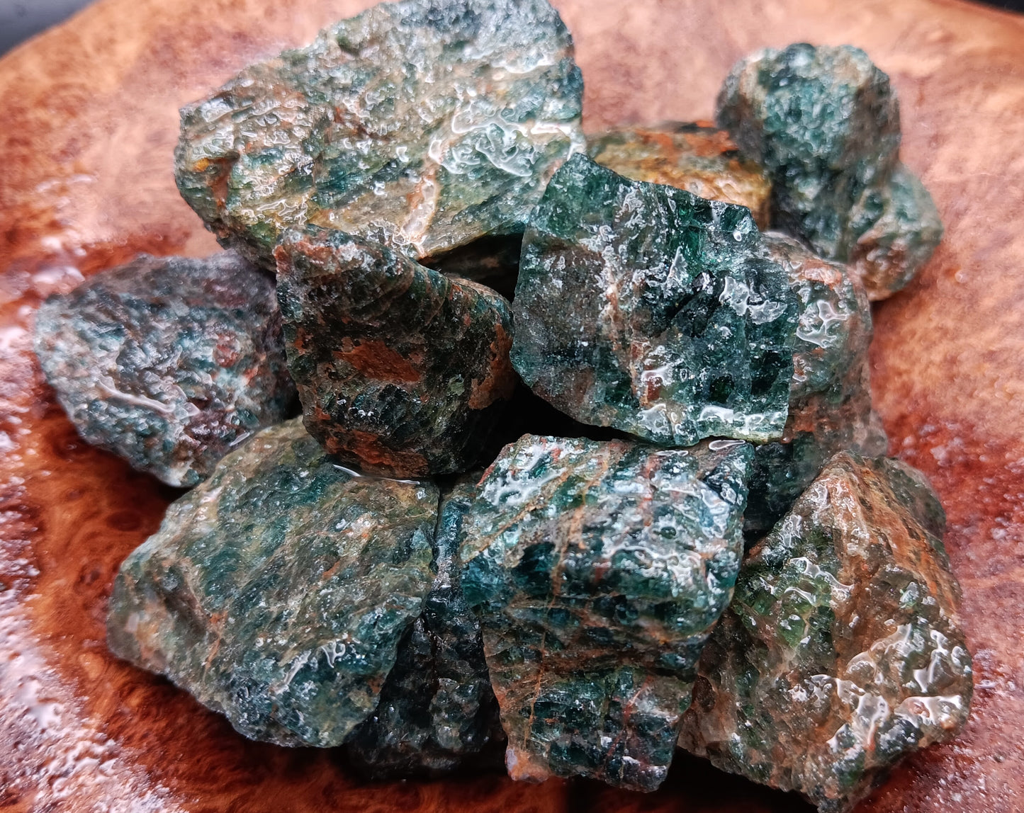 Rough Apatite, Green - 1 LB, Size Small
