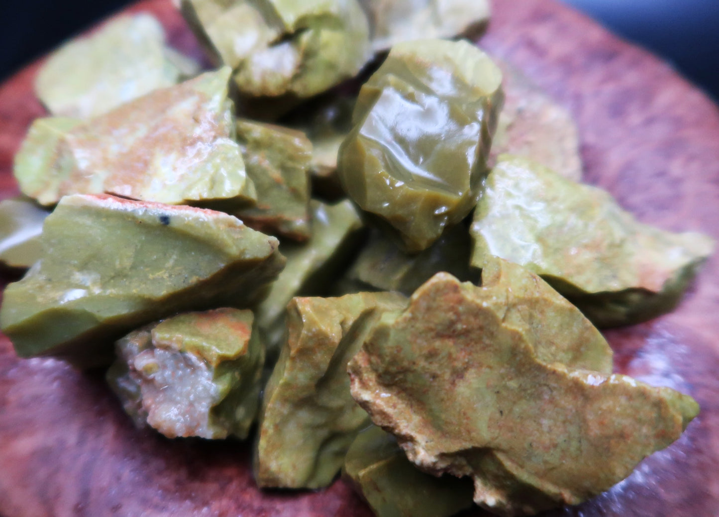 Rough Opal, Green - 1 LB, Size Small