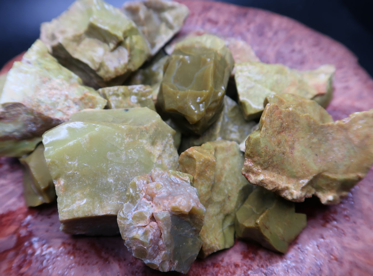 Rough Opal, Green - 1 LB, Size Small