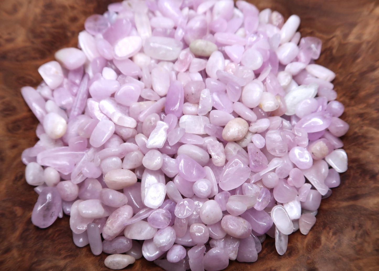 Mini Tumbled Chips - Kunzite, 1/4 LB