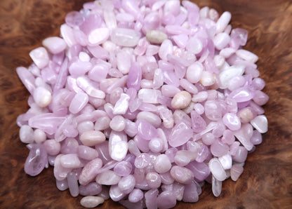 Mini Tumbled Chips - Kunzite, 1/4 LB