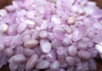 Mini Tumbled Chips - Kunzite, 1/4 LB