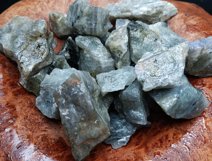 Rough Labradorite, B-Grade - 1 LB, Size Small