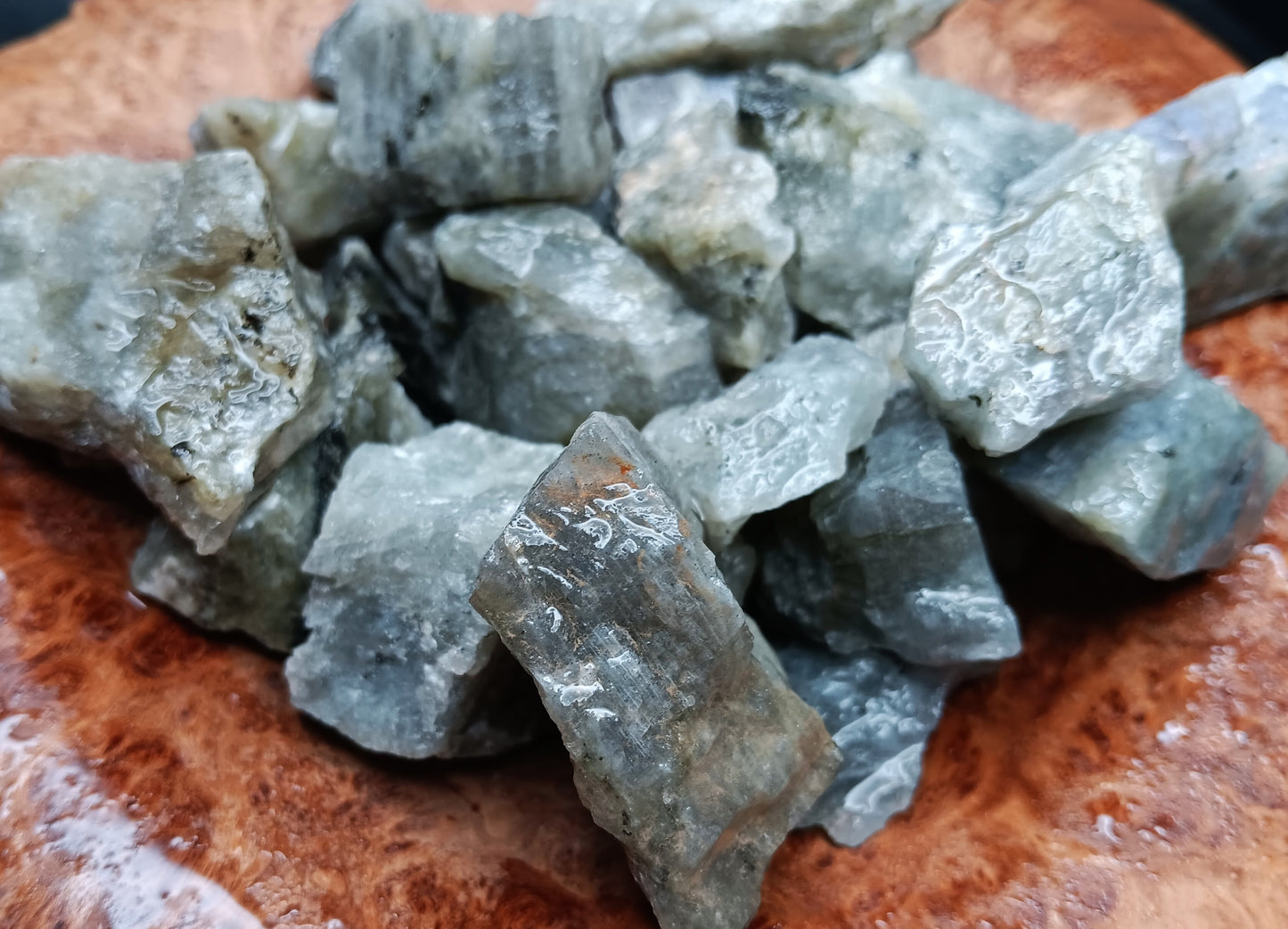 Rough Labradorite, B-Grade - 1 LB, Size Small