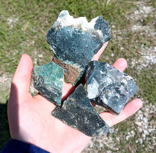 BOGO *Limit 3 Per Customer*: Rough Agate, Moss - 1 LB, Size Medium