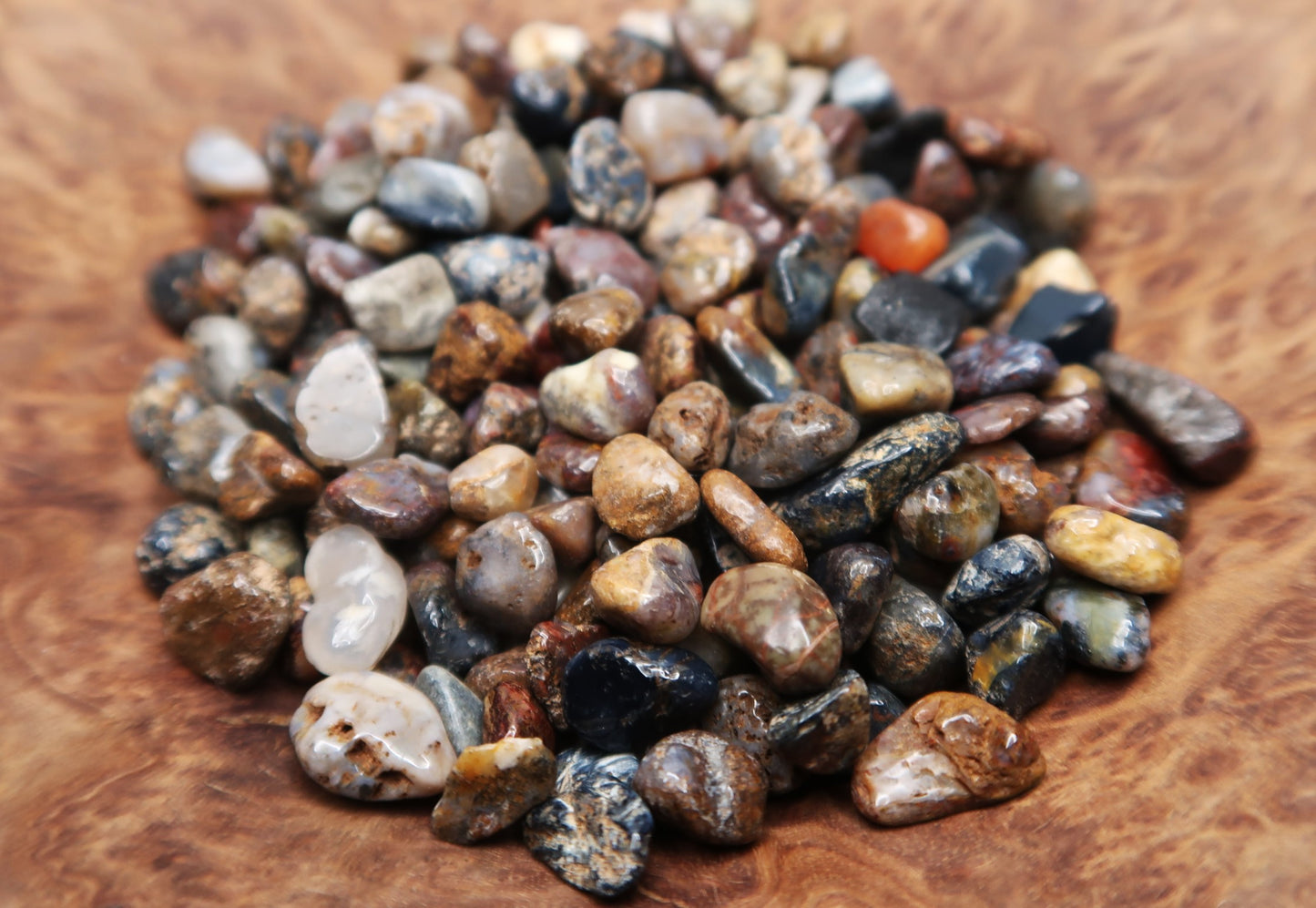 Mini Tumbled Chips - Pietersite, 1/4 LB