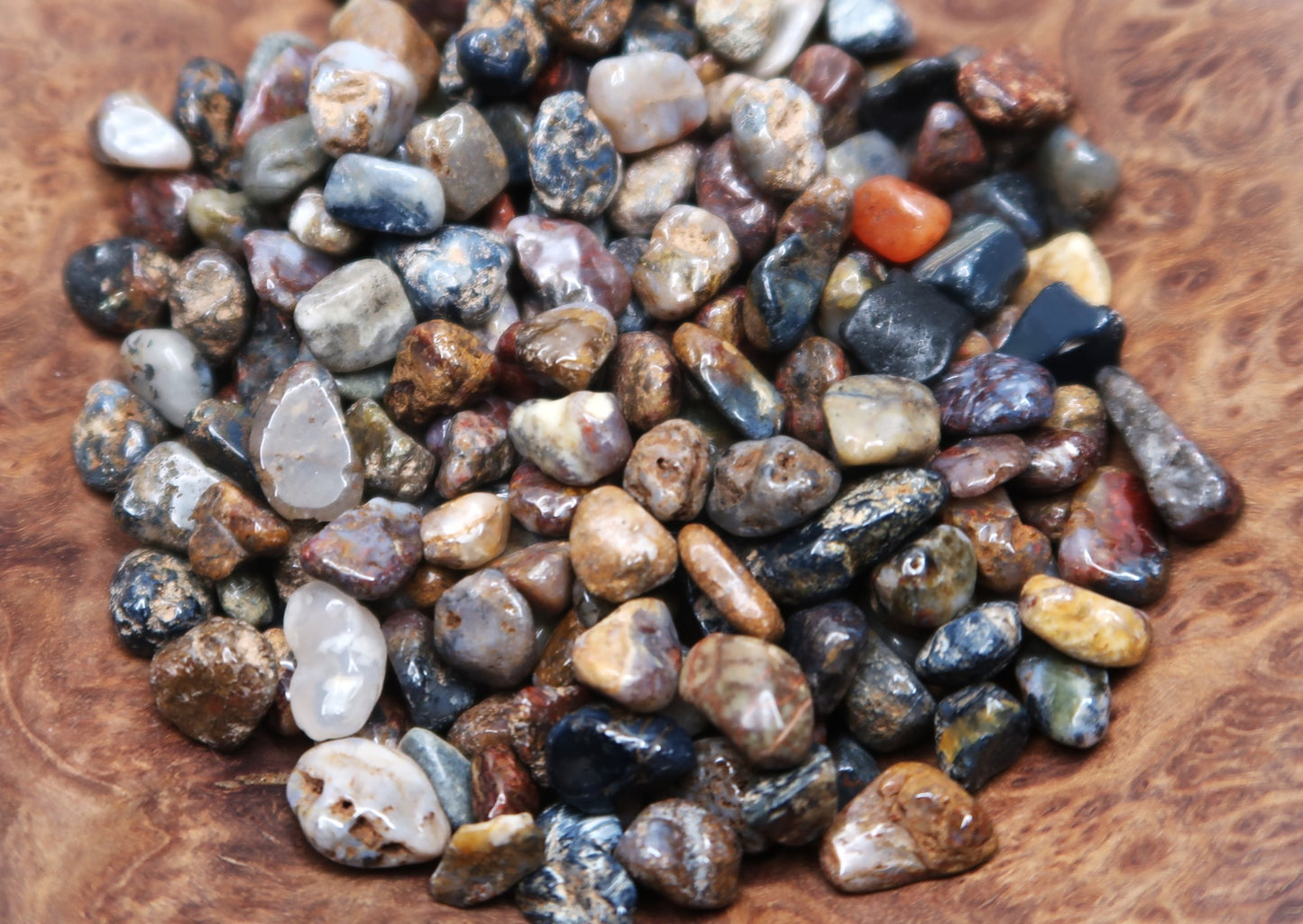 Mini Tumbled Chips - Pietersite, 1/4 LB