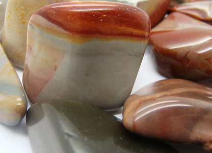 Tumbled Jasper, Polychrome