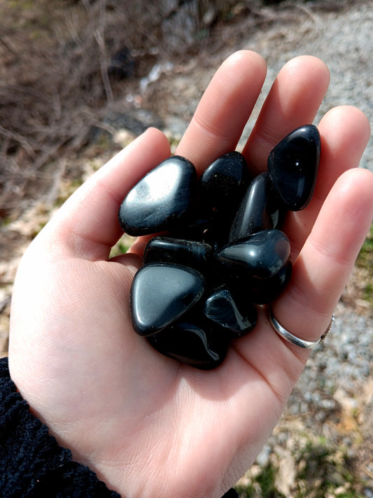 Tumbled Obsidian, Rainbow - 1 LB