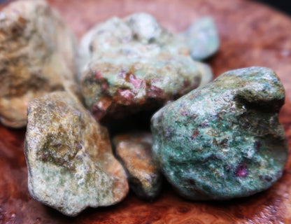 Rough Ruby in Zoisite - 1 LB, Size Small/Medium