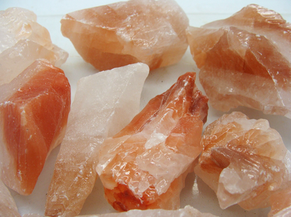 Rough Calcite, Strawberry - Size Small