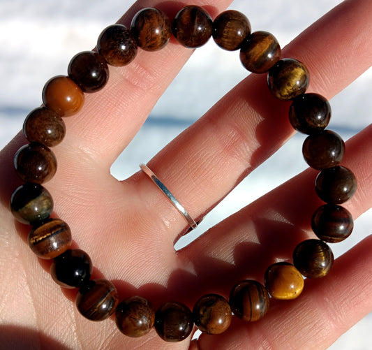 1 Bracelet - Tiger's Eye, Gold